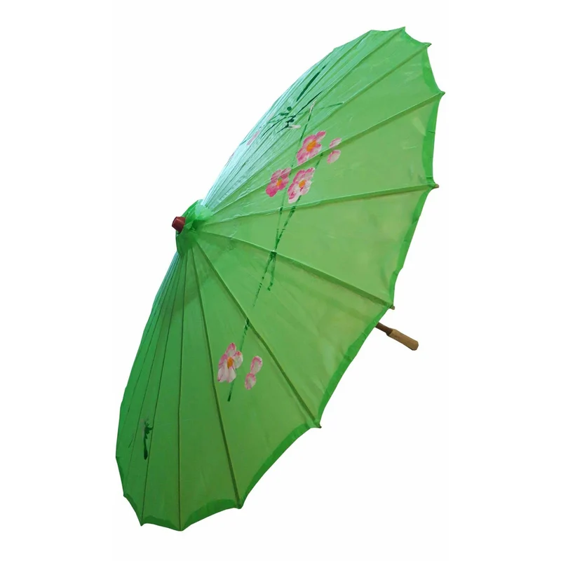 Geisha Schirm grün