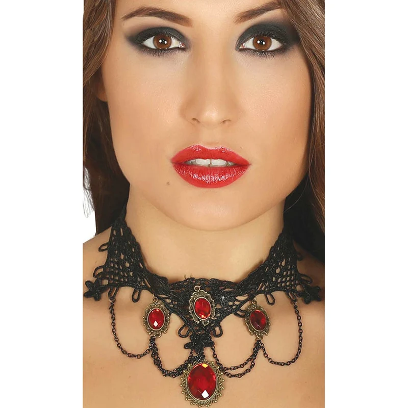Gothic Halskette Rubies
