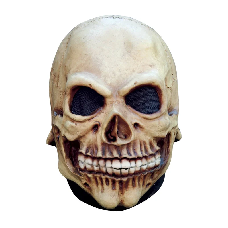 Totenkopf Makaber Latex Maske