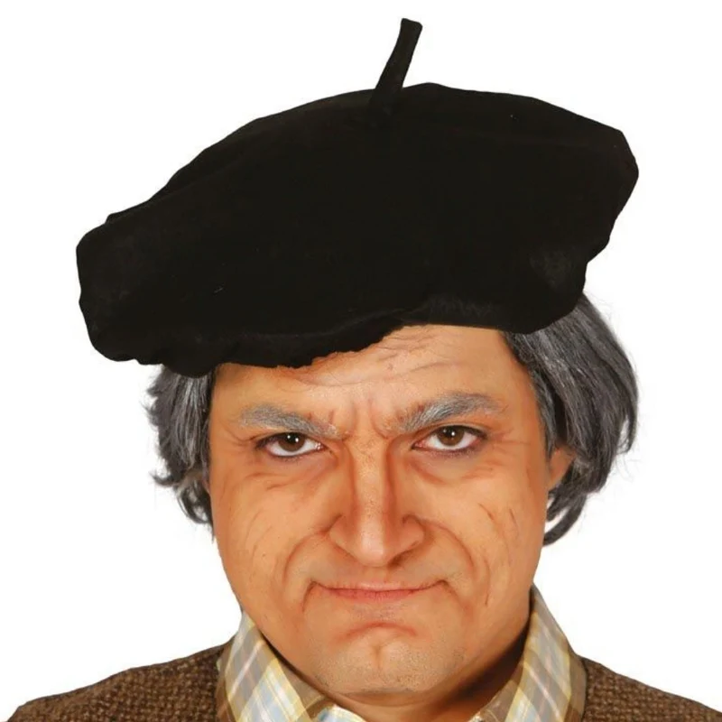 Baskenmütze schwarz