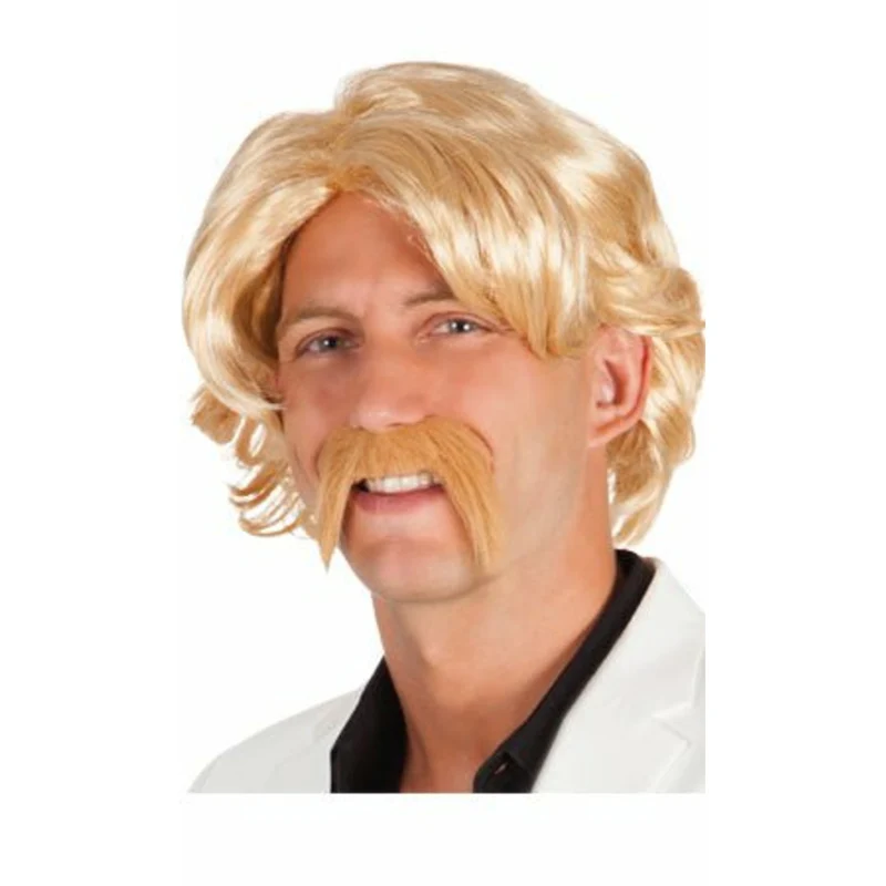 Charmeur Perücke und Bart blond