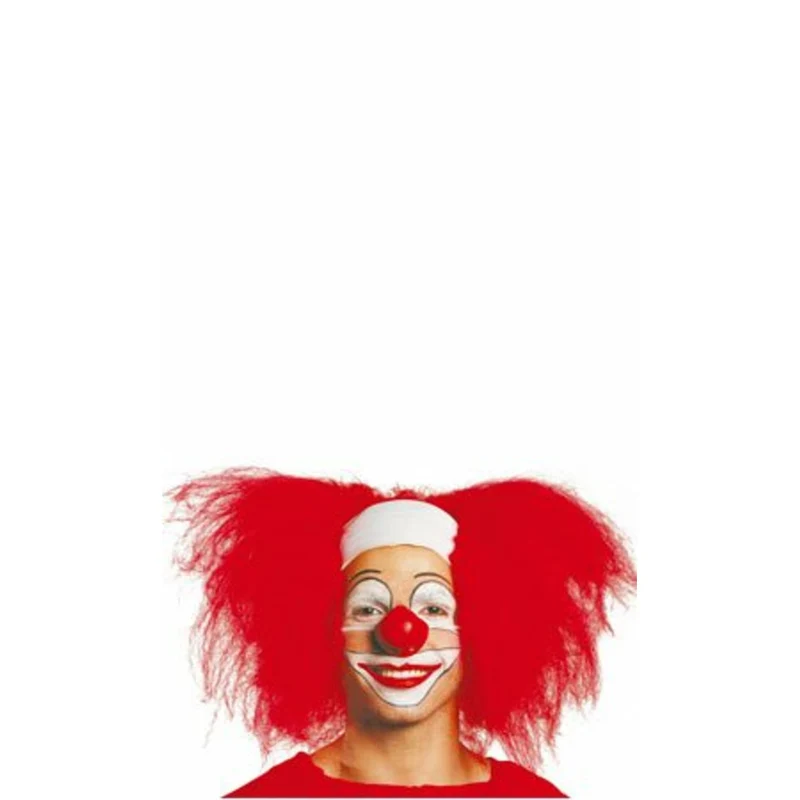 Clown Perücke mit Glatze