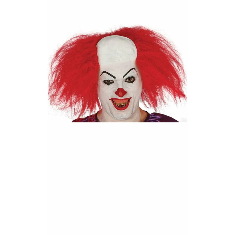 Clown Perücke mit Glatze