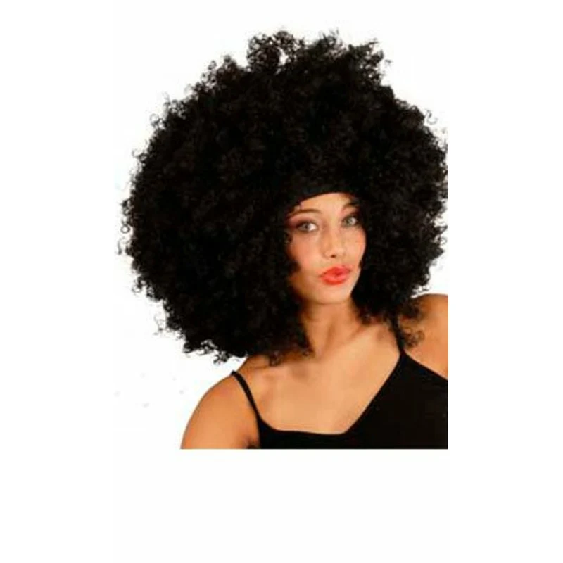 Afro Perücke 60er Jahre schwarz