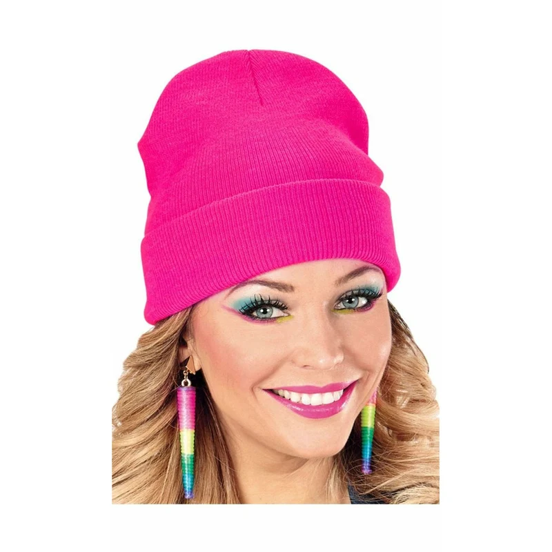 Mütze fuchsie fluoreszierend