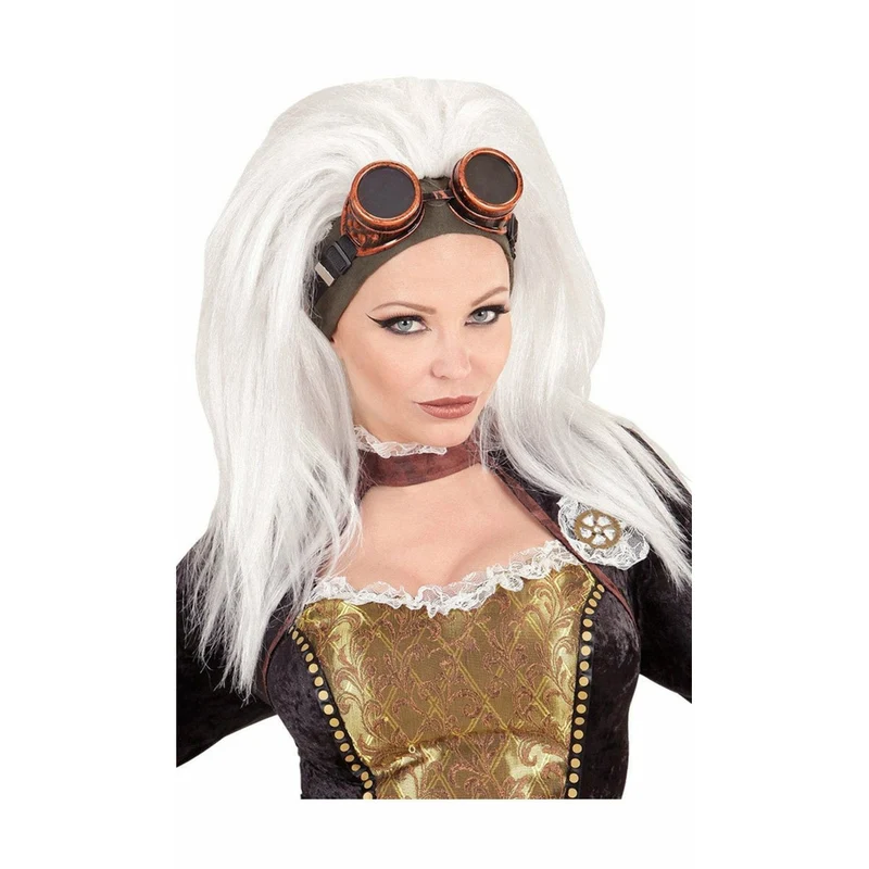 Perücke Brille Steampunk