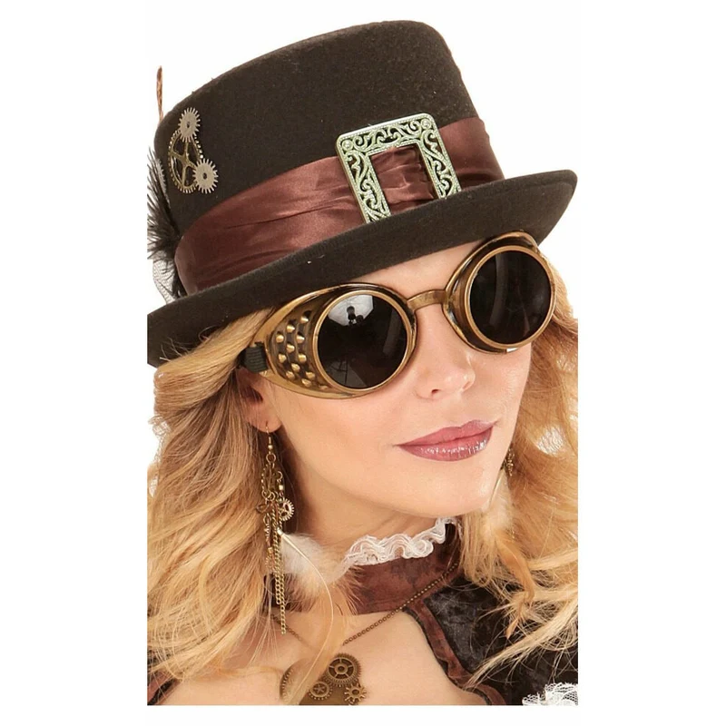 Brille Steampunk Bronze