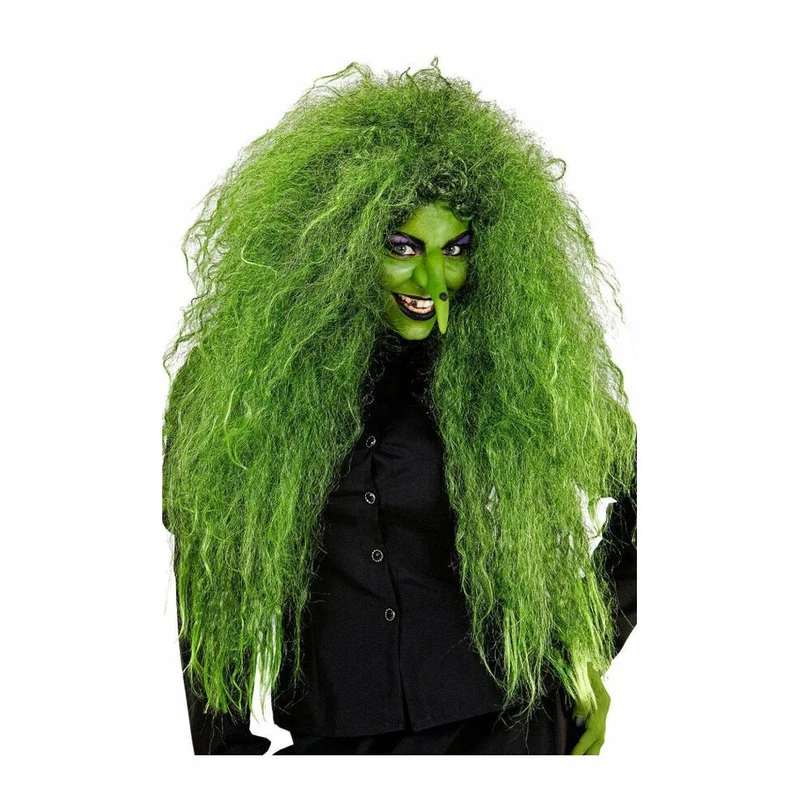 Perücke Frizzy grün