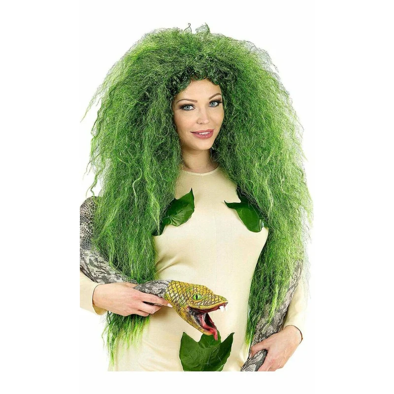 Perücke Frizzy grün