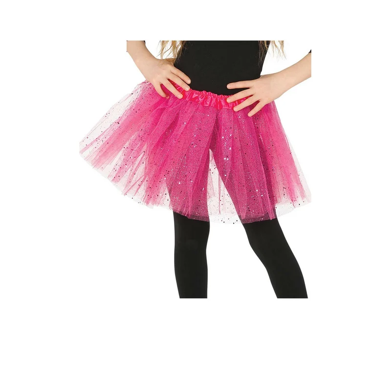 Glitzer Tutu rosa für Kinder