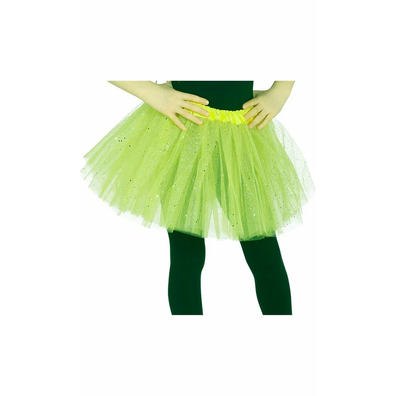 Glitzer Tutu Gelb für Kinder
