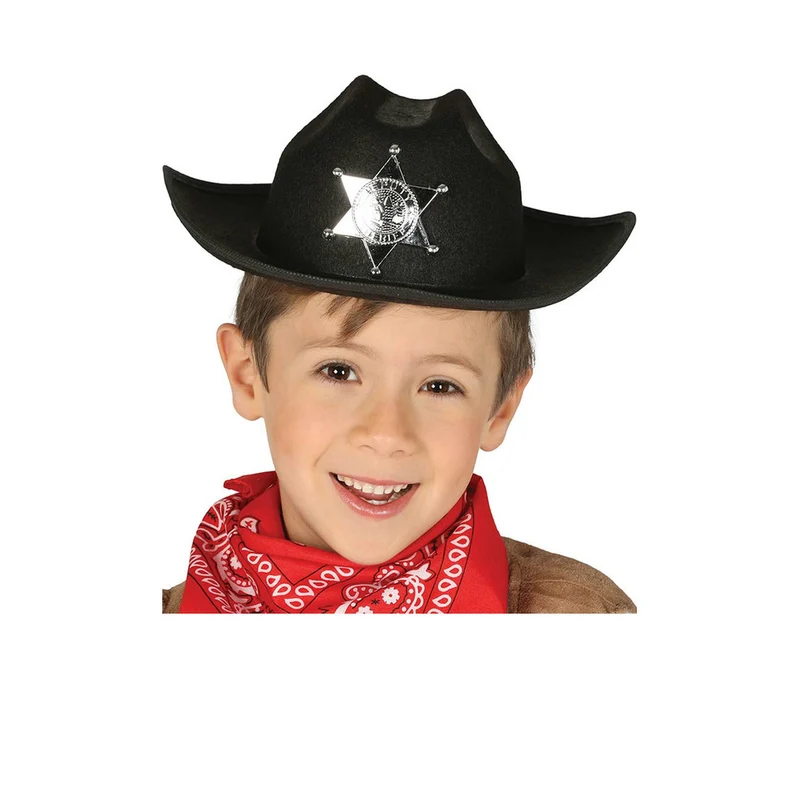 Sheriff Hut Filz für Kinder