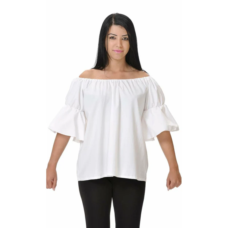 Bluse mit Bootausschnitt für Damen