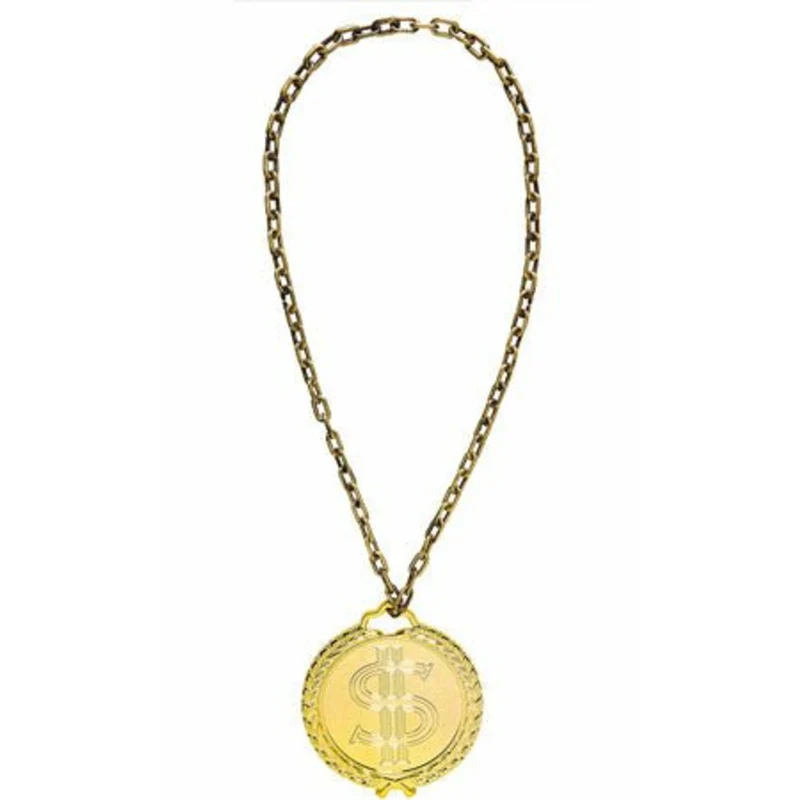 Halskette Dollar Medaille