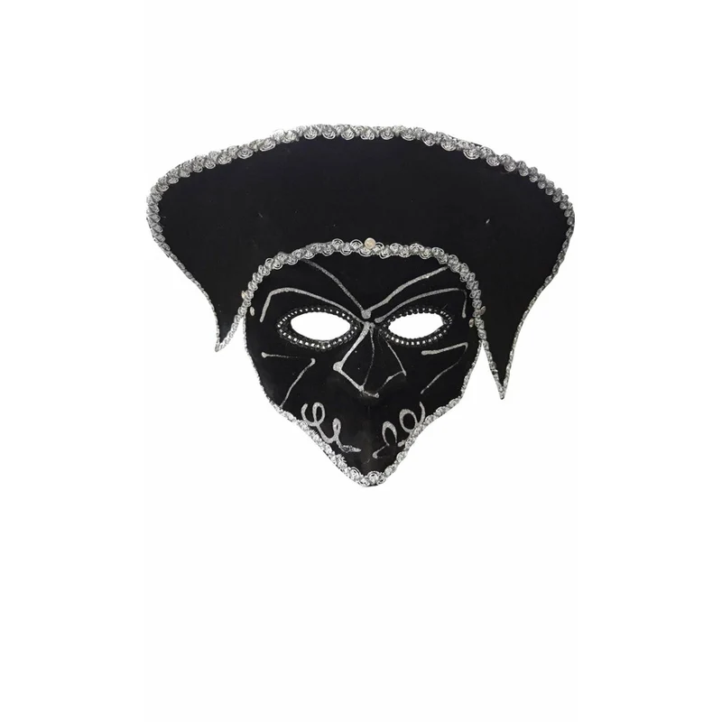 Venezianische Maske mit Kappe