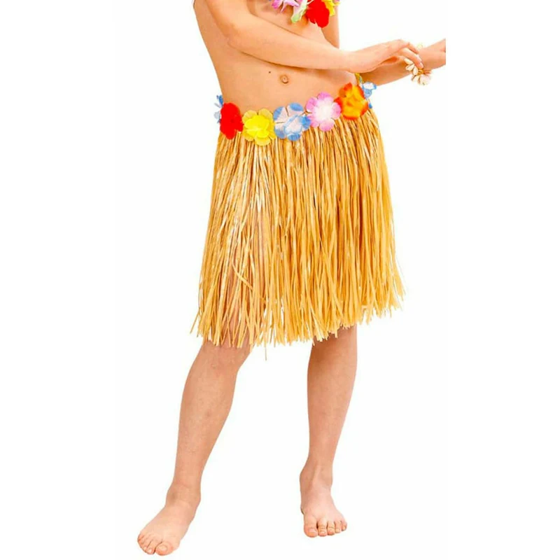 Hawaii-Rock aus Stroh für Kinder