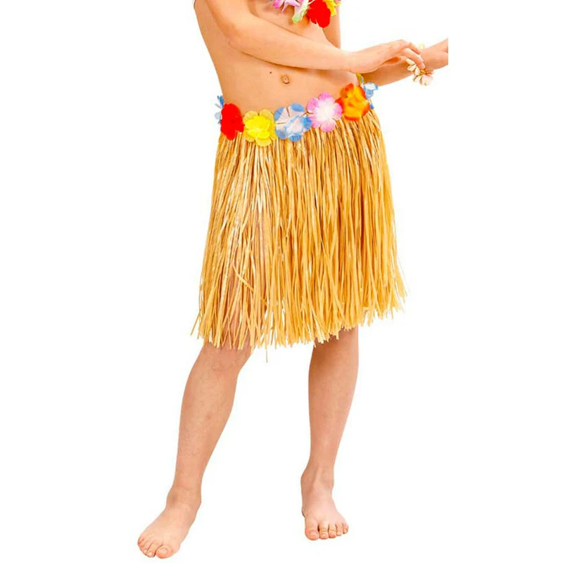 Hawaii-Rock aus Stroh für Kinder