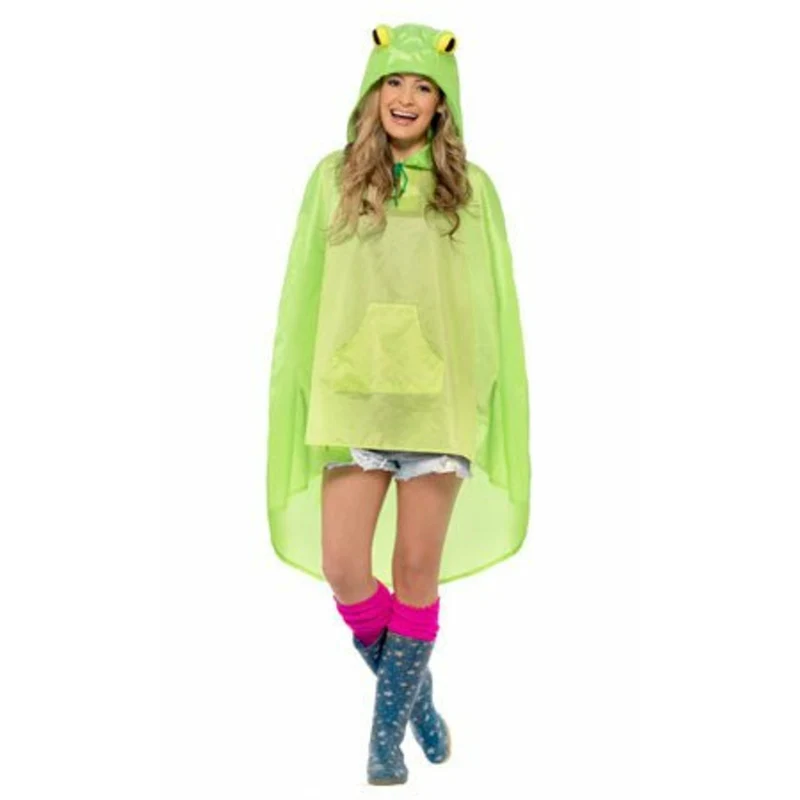 Frosch-Poncho für Erwachsene