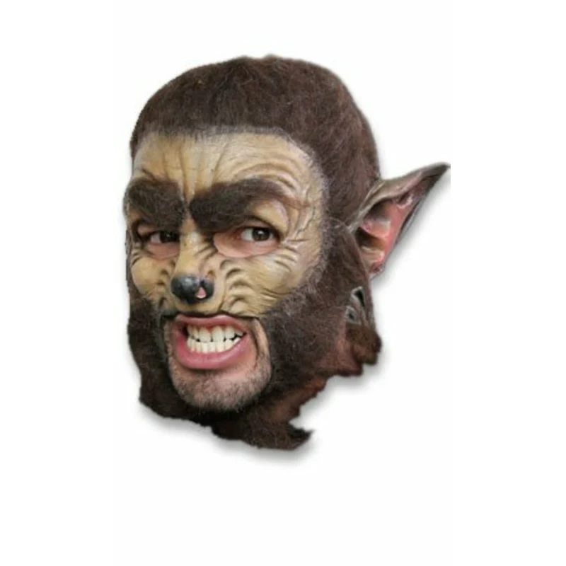 Werwolfmaske aus Latex für Herren
