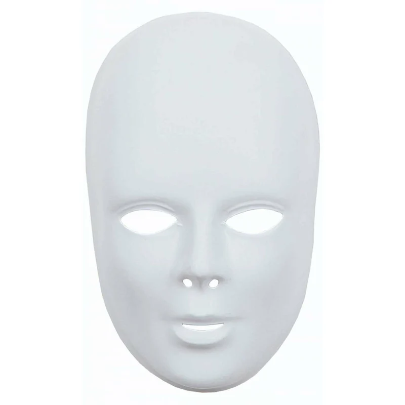 Große weiße Maske