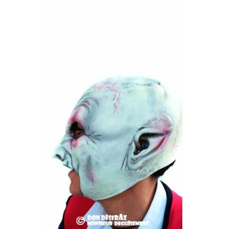 Weißer-Vampir-Maske aus Latex