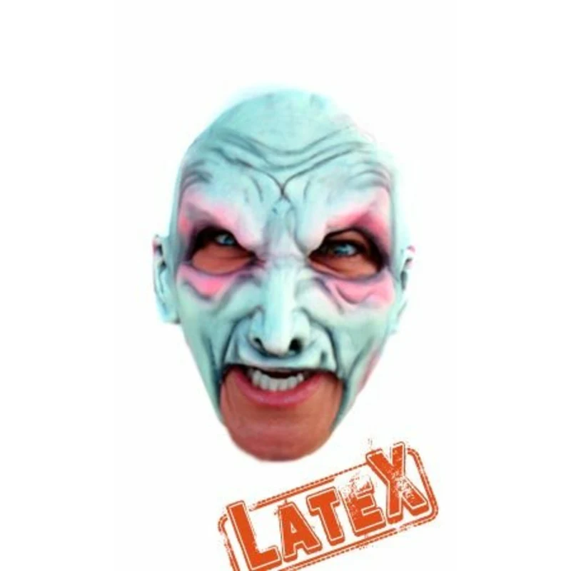 Weißer-Vampir-Maske aus Latex
