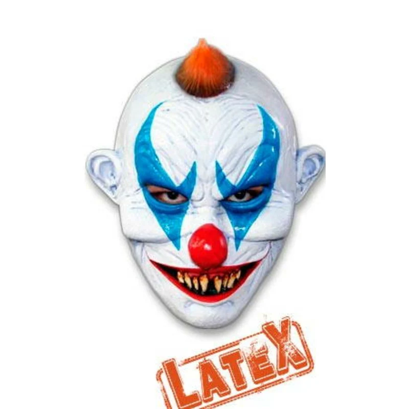 Clown-Psyco-Maske aus Latex