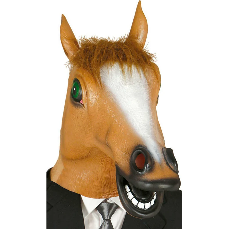 Pferdemaske aus Latex