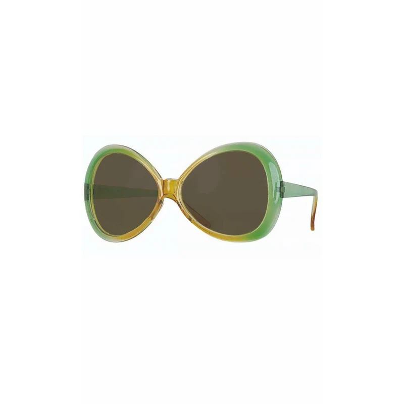 70er Brille grün