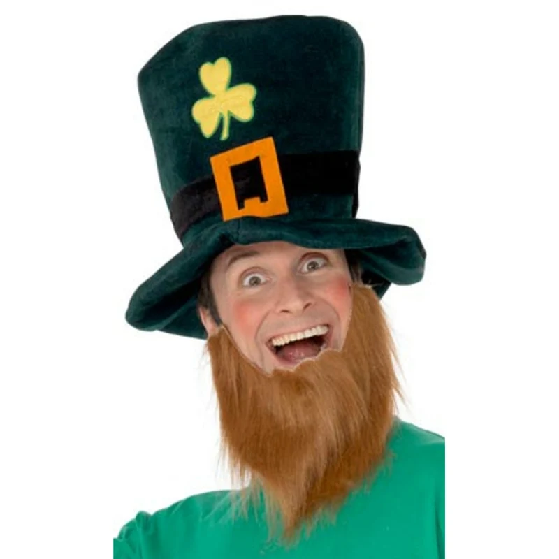 Saint-Patrick-Zylinderhut mit Kleeblatt