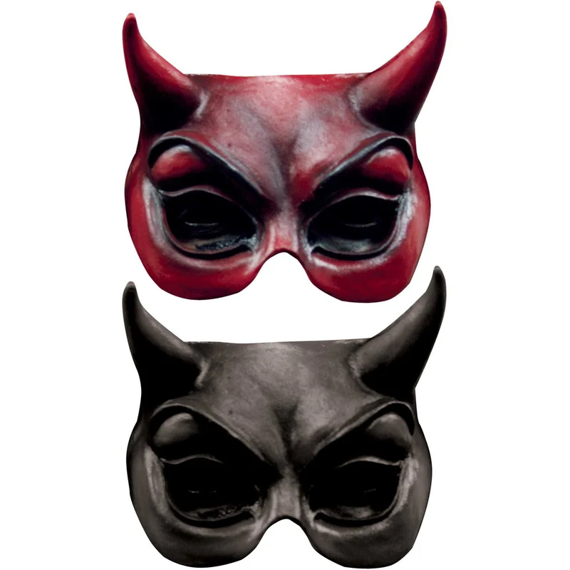 Farbige Teufel Latex-Maske Augenmaske Dämon