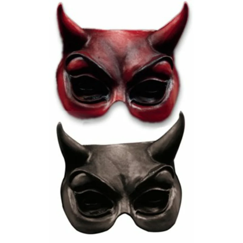Farbige Teufel Latex-Maske Augenmaske Dämon