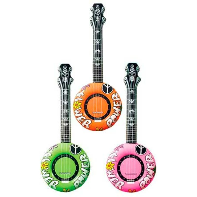 Aufblasbare Hippie-Gitarre