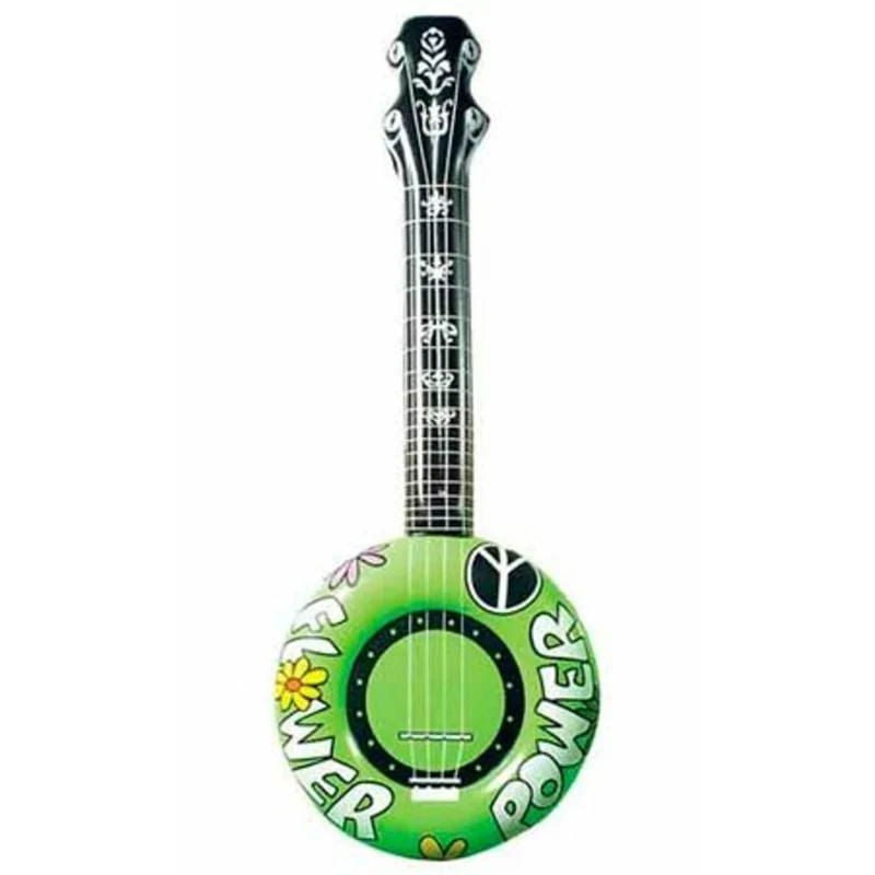 Aufblasbare Hippie-Gitarre