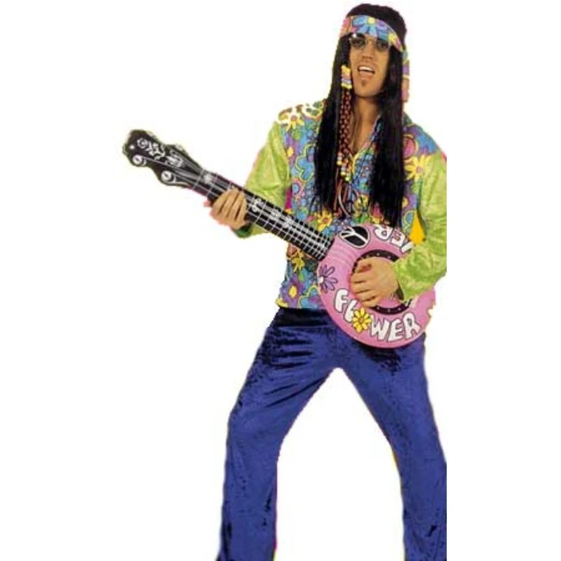 Aufblasbare Hippie-Gitarre