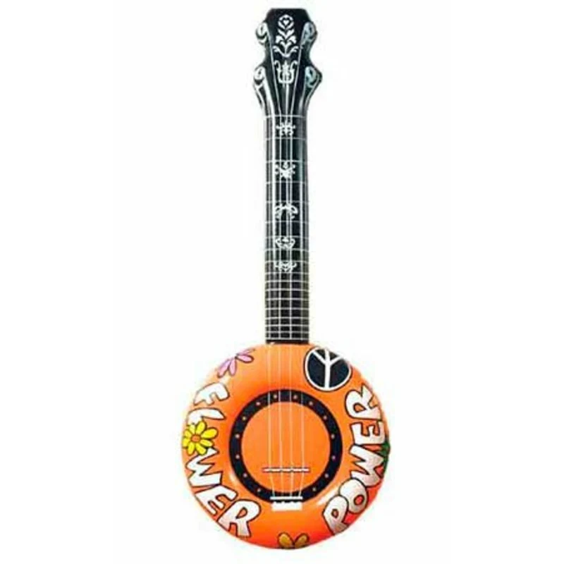Aufblasbare Hippie-Gitarre