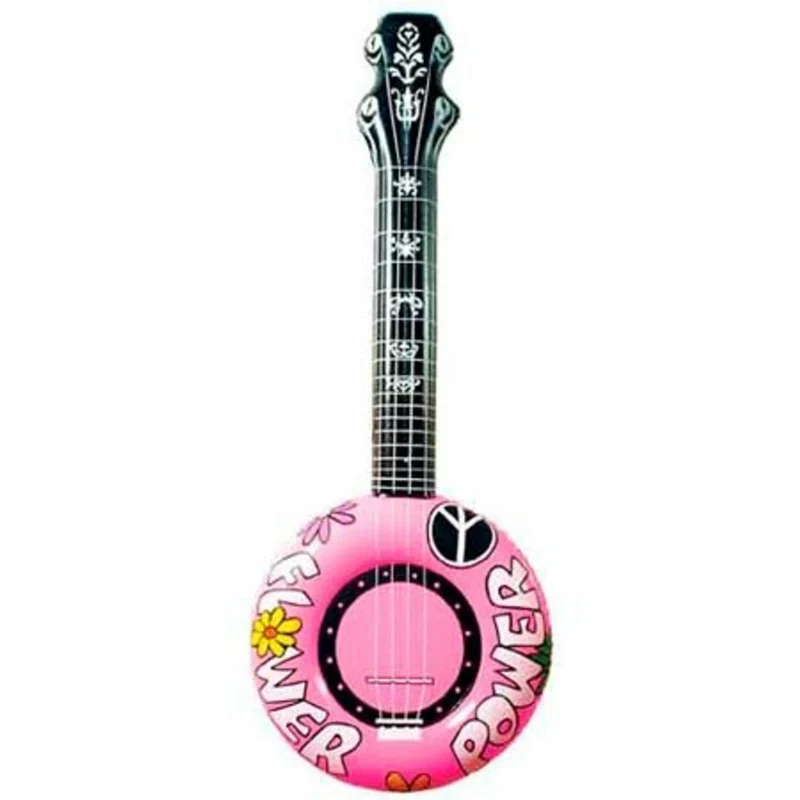 Aufblasbare Hippie-Gitarre