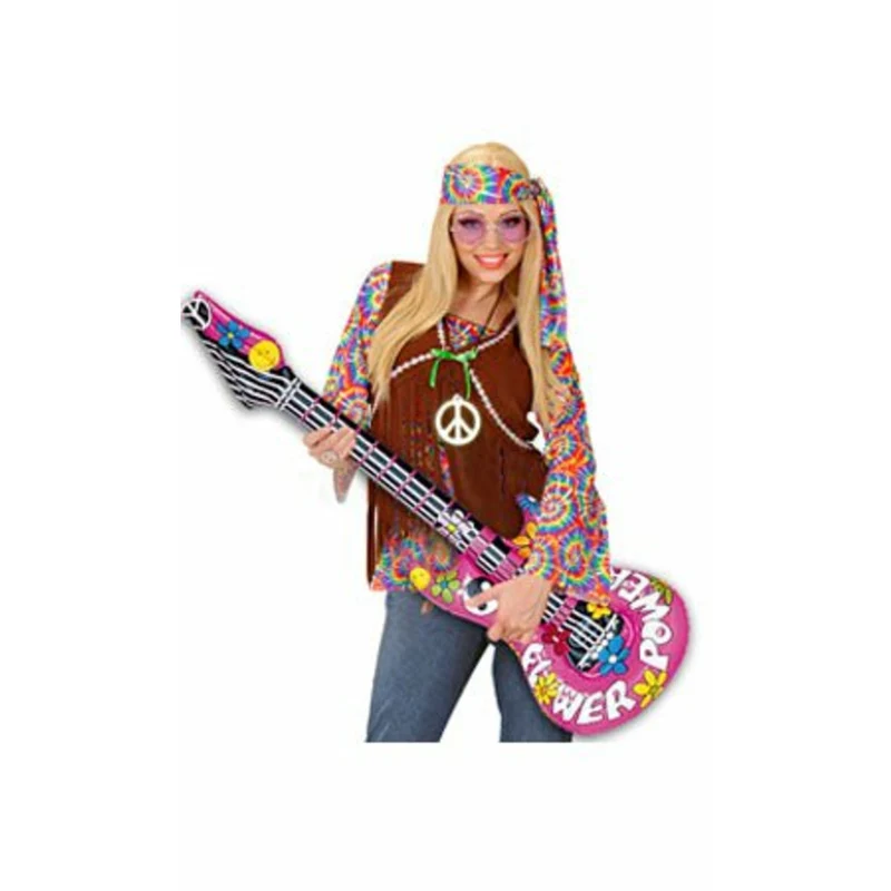 Gitarre Hippie Flower Aufblasbar
