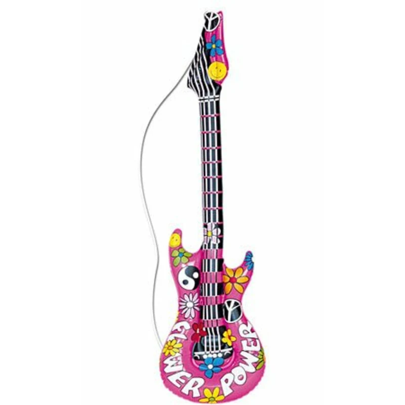 Gitarre Hippie Flower Aufblasbar