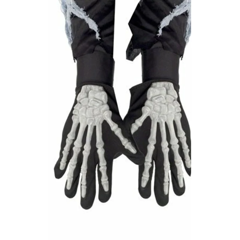 Skelett-Handschuhe mit Relief