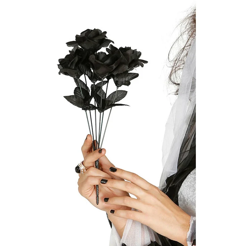 Schwarze Rosen Blumenstrauß