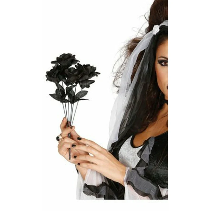 Schwarze Rosen Blumenstrauß