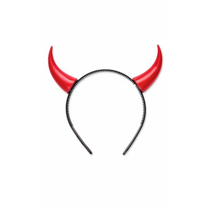 Haarreif mit Teufelinnen-Hörnern
