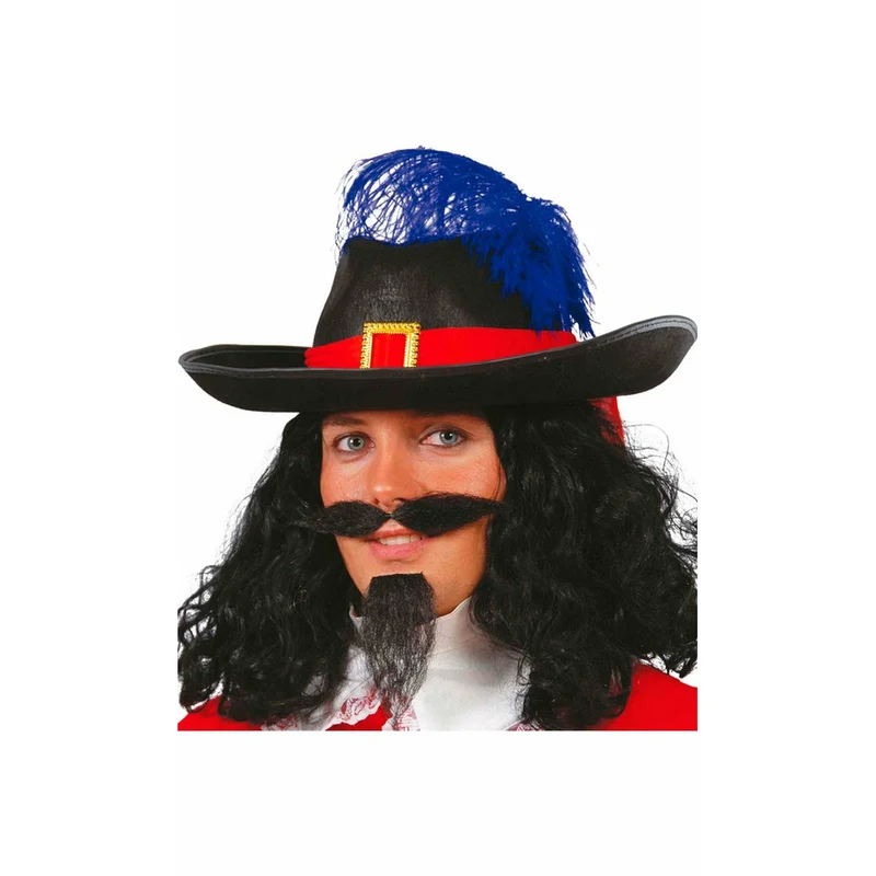 Schwarzer Musketier-Hut