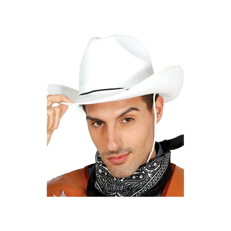 Cowboy Hut weiß