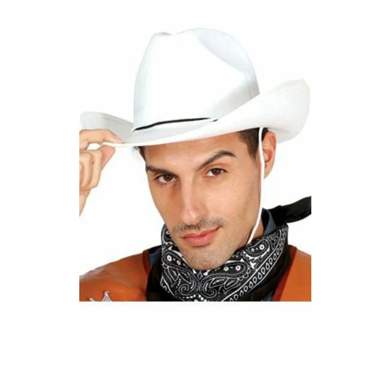 Cowboy Hut weiß