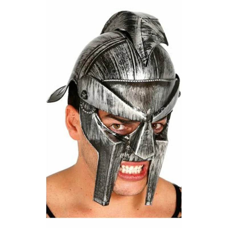 Gladiator Helm stahlfarbig