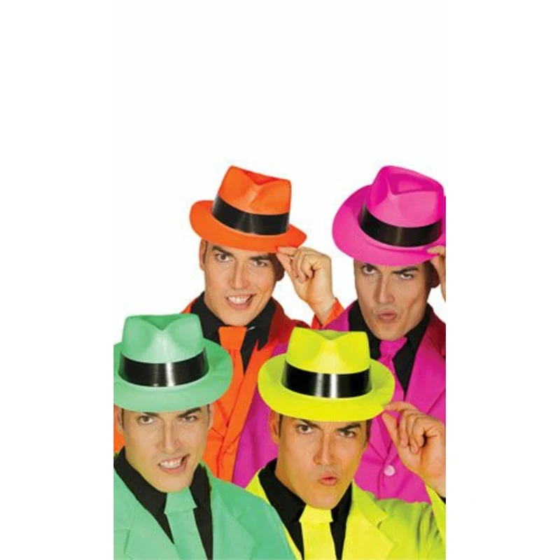 Farbiger Gangsterhut