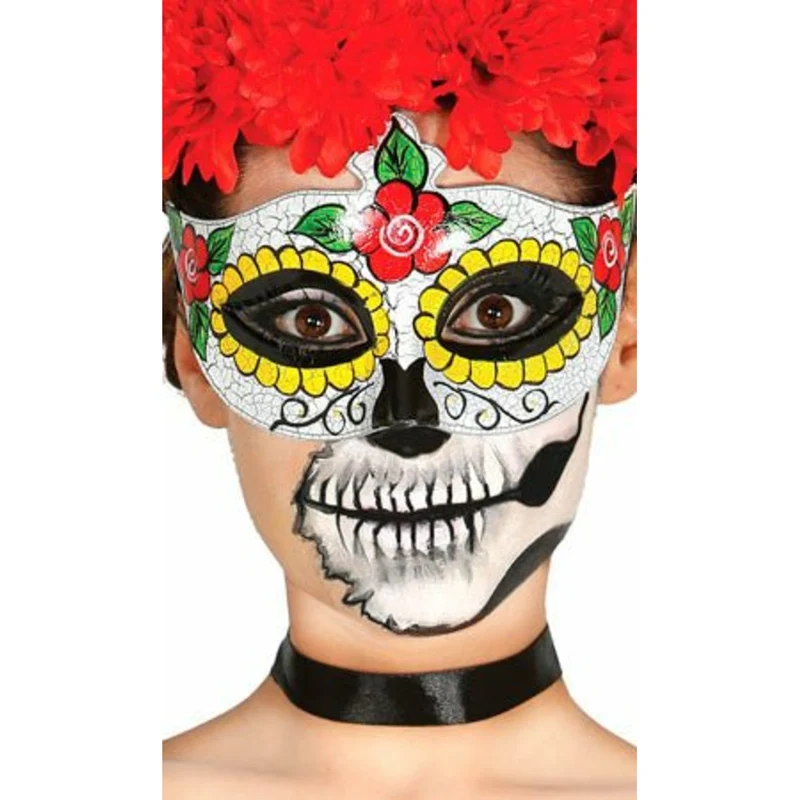 Catrina Blumen Maske