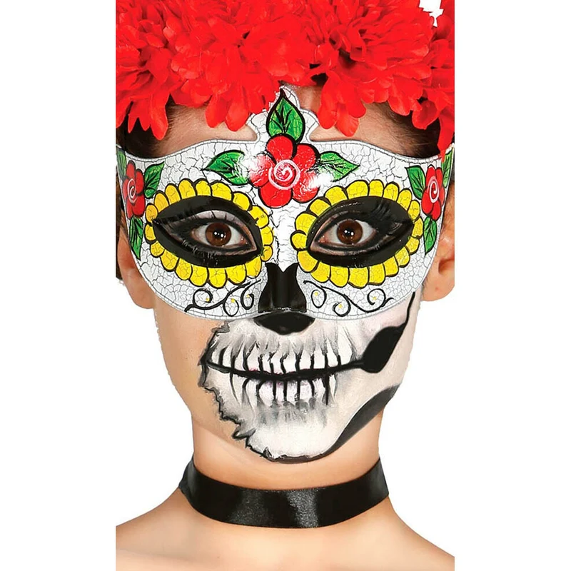 Catrina Blumen Maske